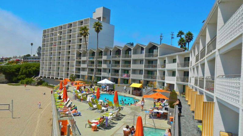 Kitschy summertime fun is on the menu at Dream Inn along the Santa Cruz Boardwalk.