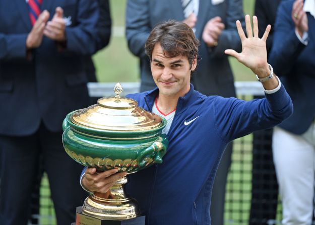 Federer's seventh title on the grass courts at Halle was the perfect confidence booster ahead of his Wimbledon tilt.  