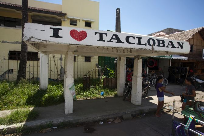 Tacloban is geting back on its feet with signs like "I love Tacloban" prevalent in the city.
