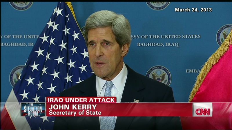 Kerry: U.S. would talk with Iran, not work with it, against ISIS | CNN