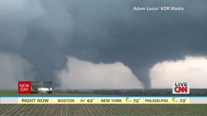 Twin Tornadoes Tear Through Nebraska Town; 2 Dead | CNN