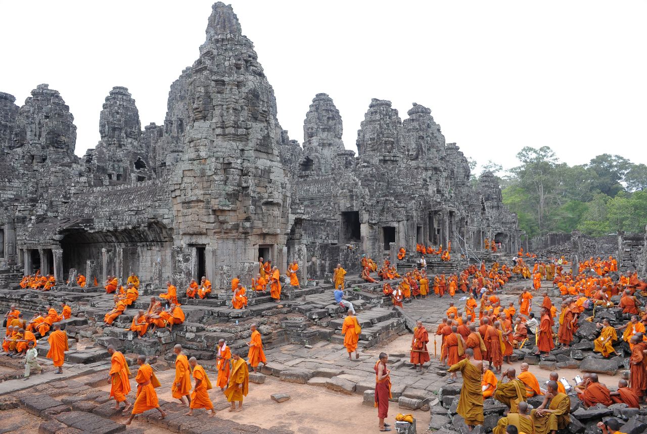 Bayon Temple in Siem Reap is one of two Cambodia destinations on TripAdvisor's Top World Landmarks list. 