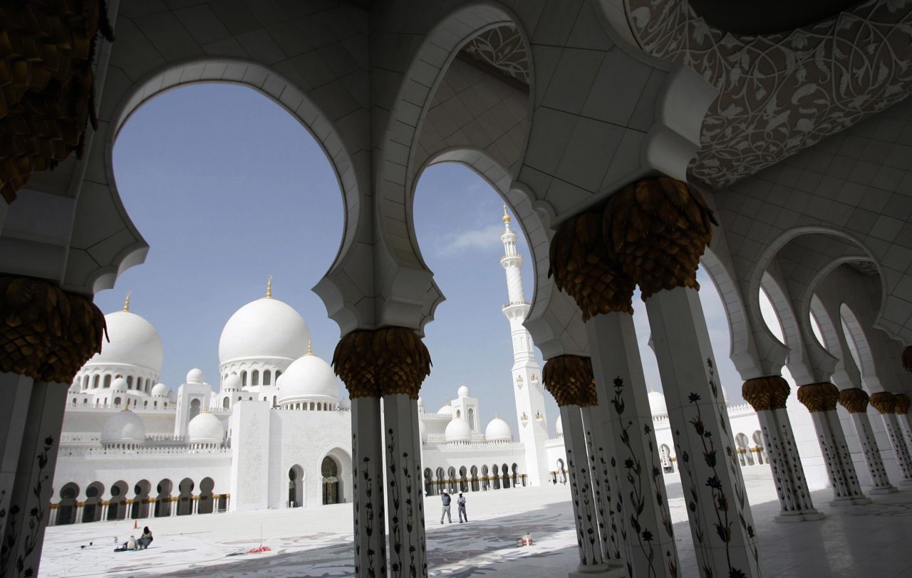 Completed in 2007, Sheikh Zayed Grand Mosque in Abu Dhabi, second on the list, is large enough to accommodate 40,000 worshipers. 