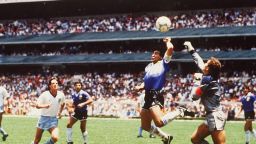 Maradona's quick thinking handed Argentina a World Cup Semi-final in Mexico City. 