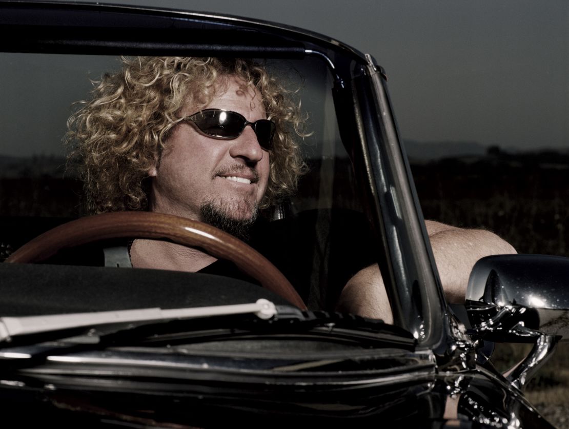 Sammy Hagar: Let's hope that's not a cop in the rear view mirror. 