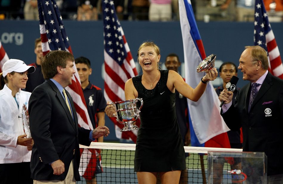 Sharapova has every reason to joke around -- in 2006 she won the U.S. Open final against Justine Henin. She finished the season ranked world No. 2, her best end-of-year finish yet.
