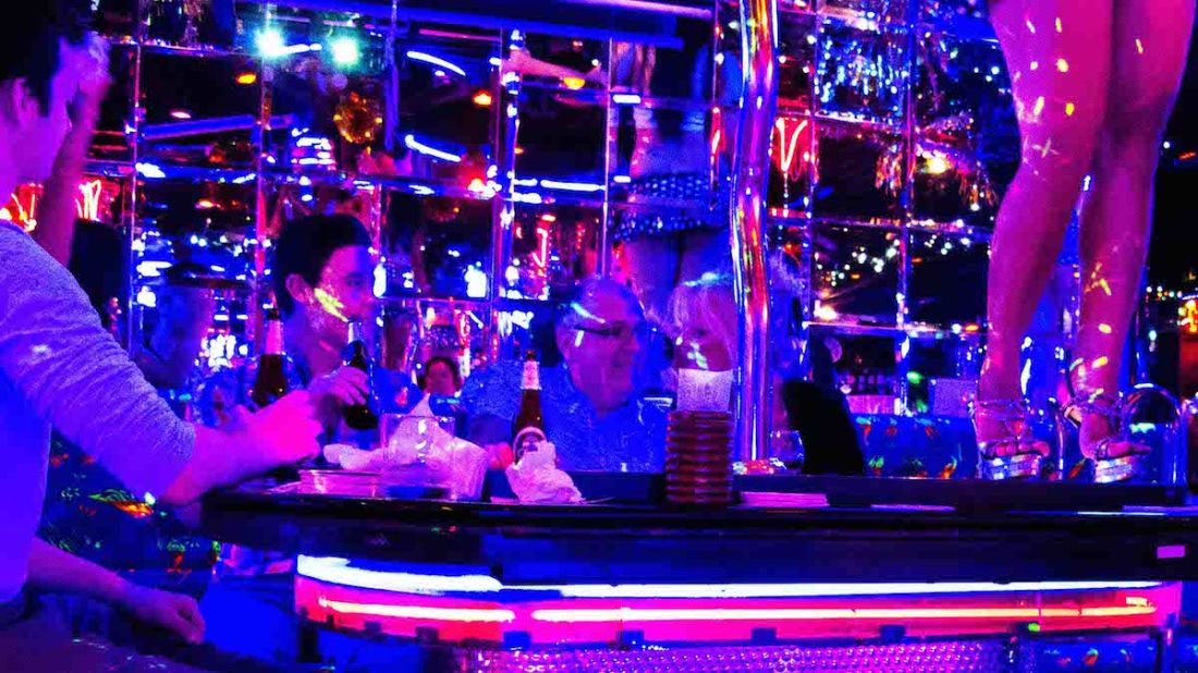The Bangkok Hangover Tour celebrates the film "Hangover Part II." The tour begins in the same bar on Soi Cowboy (pictured) where some of the movie's scenes were filmed. 