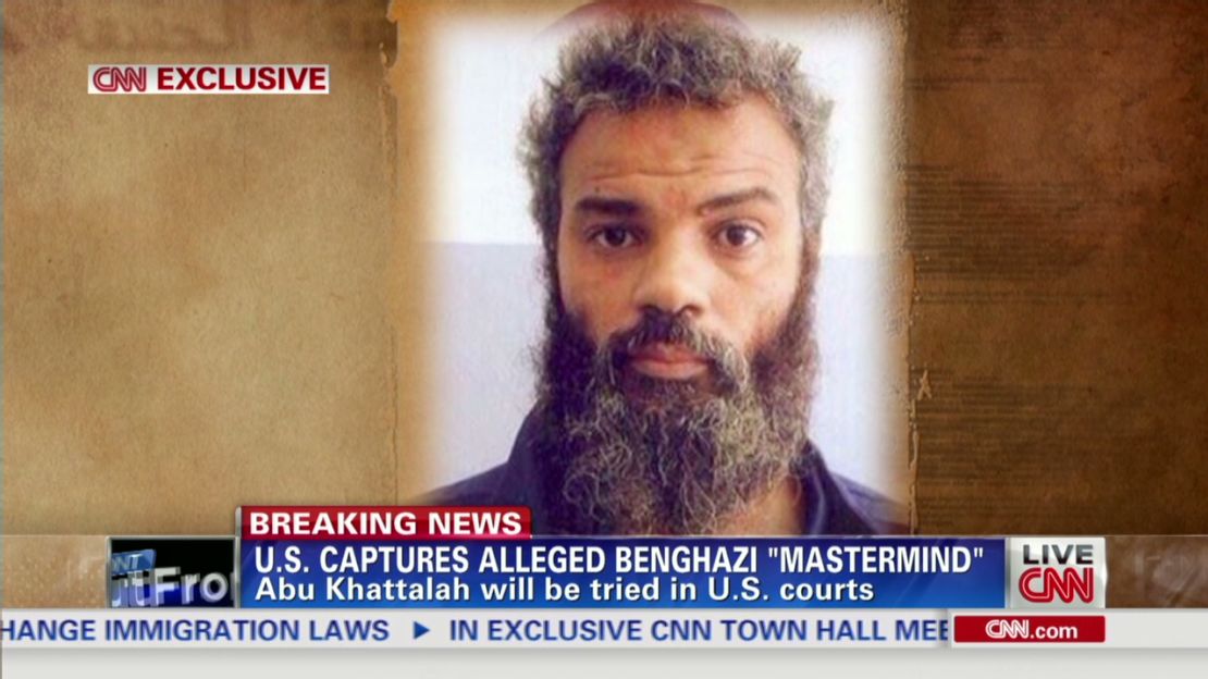 Ahmed Abu Khatallah was arrested over the weekend.