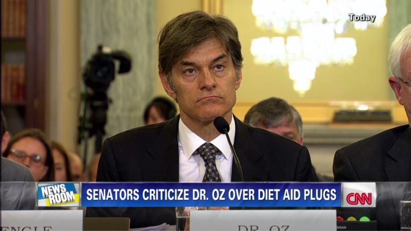 Senate criticizes Dr. Oz