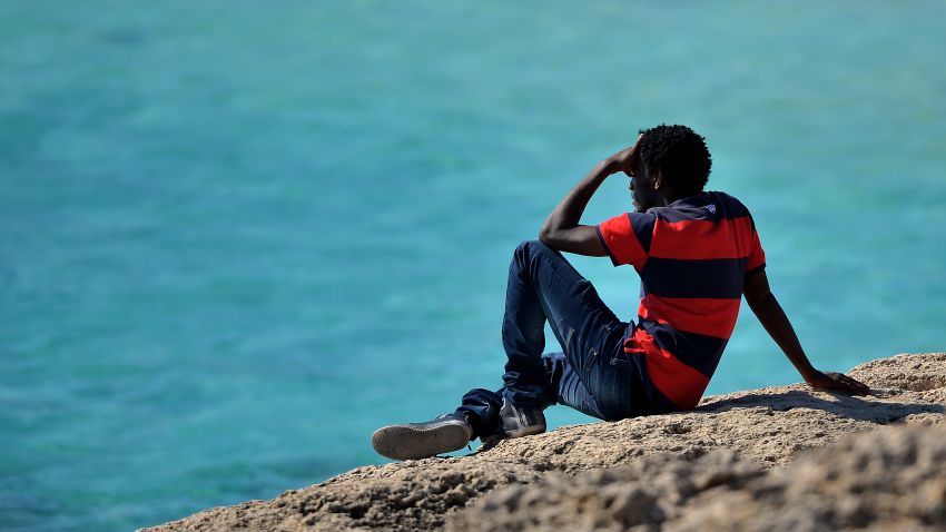aman migrant Lampedusa sea