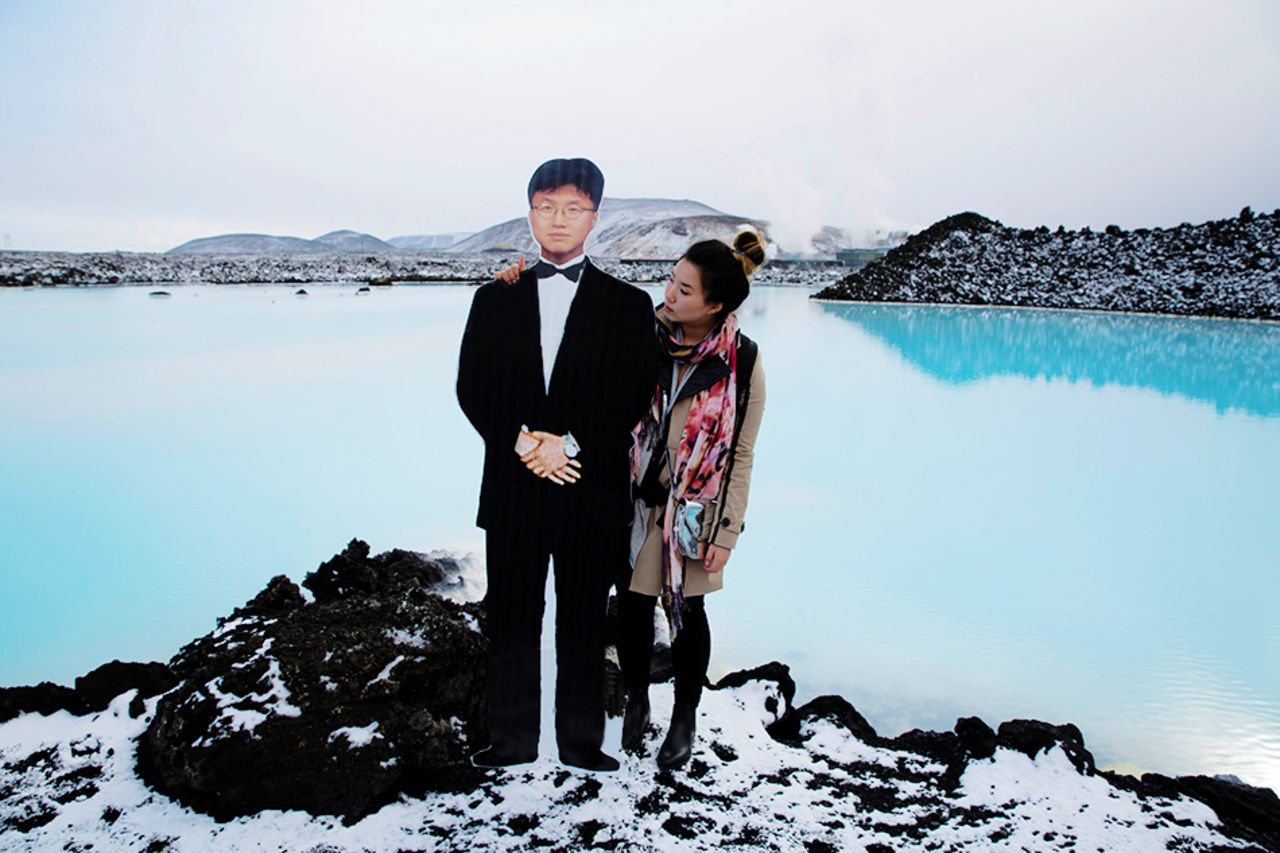 Iceland's Blue Lagoon (pictured) proved theraputic for the grieving Yang. "I had talked about going backpacking through Europe, but when I started planning the trip, it gave me something to look forward to again. I discovered hope in my future again."