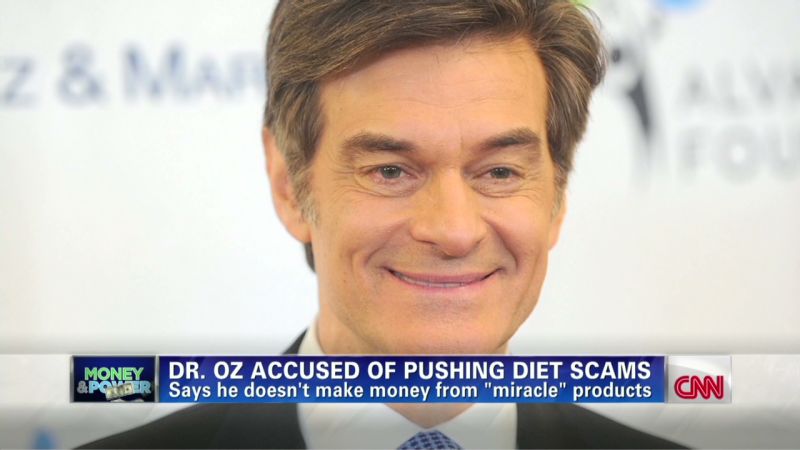 Dr. Oz accused of pushing diet scam