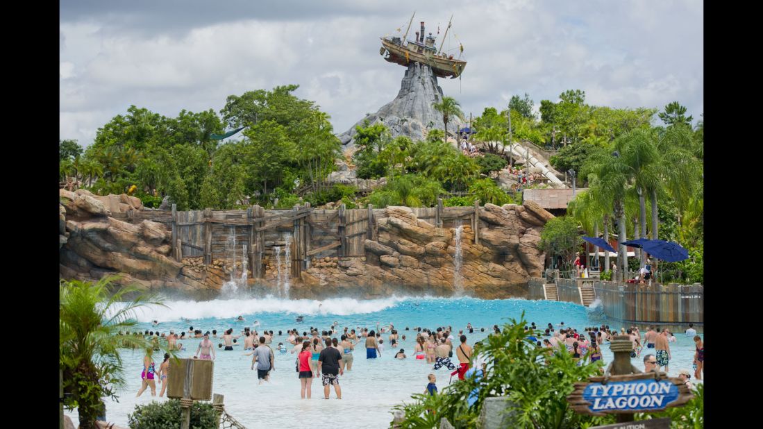 Typhoon Lagoon at Walt Disney World in Orlando, Florida, attracted more people than any other U.S. water park in 2013, with 2.1 million visitors.