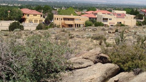 The hills above Albuquerque, New Mexico, where James Boyd was shot.