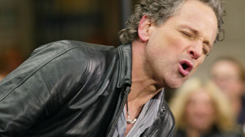 NEW YORK - APRIL 18: Guitarist Lindsey Buckingham of Fleetwood Mac performs as part of the 2003 'Today' Summer Concert Series at the NBC Studios April 18, 2003 in Rockefeller Center in New York City