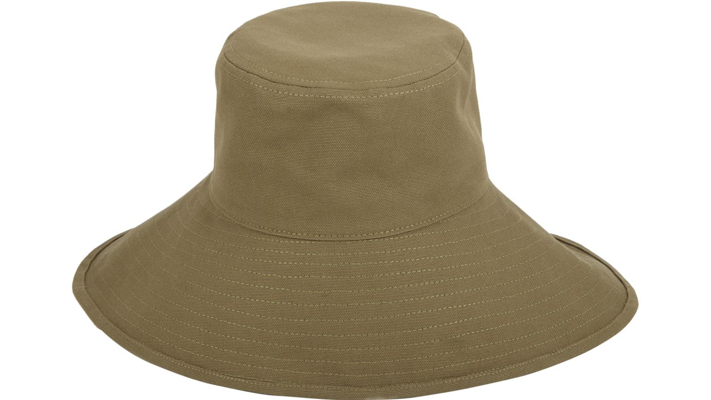  A modern take on the fishing hat is easy to pack and will help protect from the elements. Barneys Olona Sunhat, <a href="http://www.barneys.com/on/demandware.store/Sites-BNY-Site/default/Product-Show?pid=00505033565071&q=olona%20sunhat&index=4" target="_blank" target="_blank">barneys.com</a>.