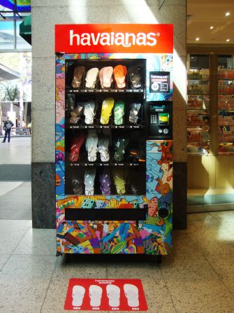 To embrace Australian culture, you need to wear flip-flops, or thongs as they're locally known. Say thank you to the Havaianas flip-flop vending machine.