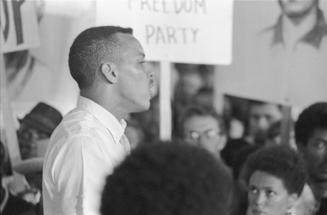 Dave Dennis, a Freedom Summer volunteer, at the Democratic National Convention.