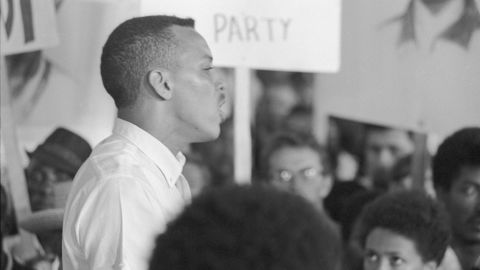 Dave Dennis, a Freedom Summer volunteer, at the Democratic National Convention.