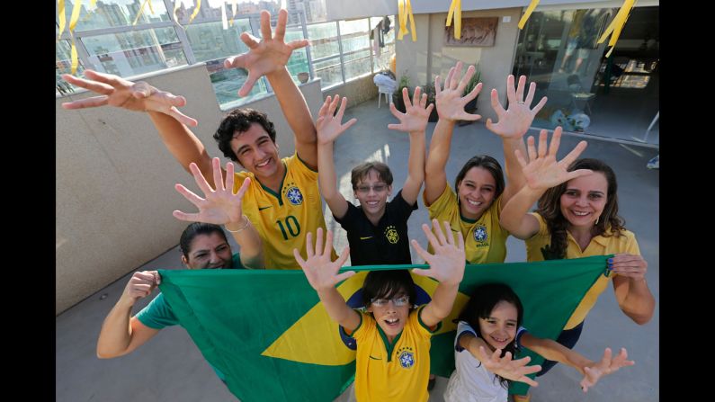 Members of the six-fingered Silva family hope to bring the Brazilian soccer team extra luck in Brasilia, Brazil. <a href="index.php?page=&url=http%3A%2F%2Fwww.cnn.com%2F2014%2F06%2F18%2Ffootball%2Fgallery%2Fworld-cup-0618%2Findex.html">See the best World Cup photos from June 18. </a>