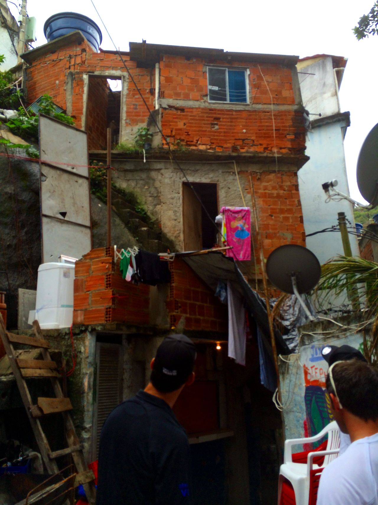 The Paixao brothers live in Rio's Cantagalo favela.