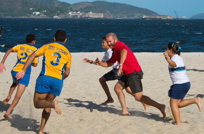 "A friend of mine used play on the beach" says Marcos. "Out of curiosity I asked him what rugby was and he said: 'C'mon I'll show you.'