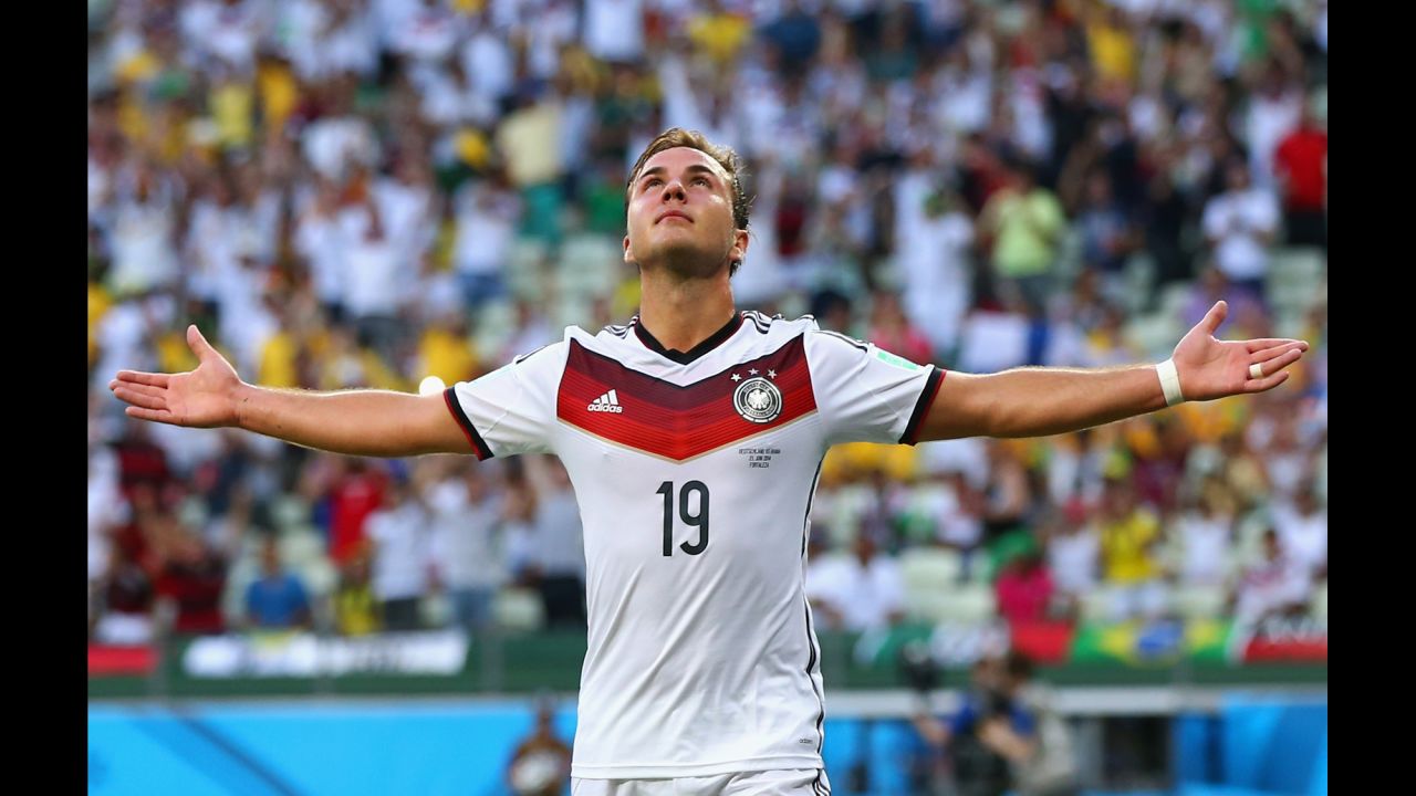 After a tight first half, Mario Gotze put Germany ahead in the 51st minute after a pin point cross from Thomas Muller.