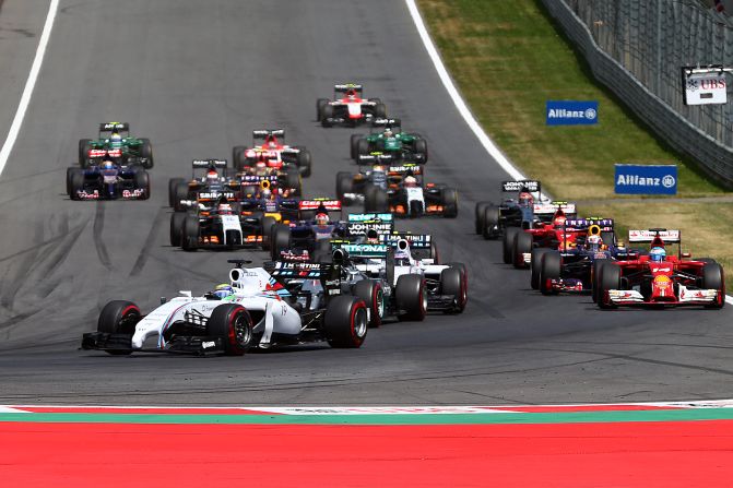 Felipe Massa of Williams had started on pole and led into the first corner, but ended the race fourth behind young teammate Valtteri Bottas.