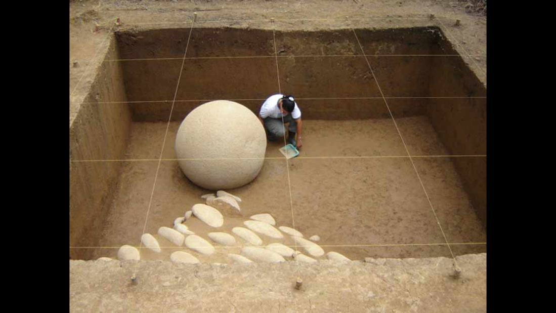 Costa Rica's newest site, the pre-Columbian chiefdom settlements of the Diquis, has archaeological evidence of economic and political systems dating to between 500 and 1500 A.D. The most mysterious find of the archaeological digs is a collection of stone spheres measuring between 0.7 meters and 2.57 meters in diameter. How they were shaped, placed and used is still a mystery. 