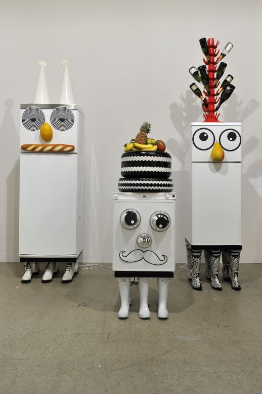 <em>'Refrigerator' by American artist Rob Pruitt </em><br /><br />Each edition of Art Basel is shaped by its host city, and Marc Spiegler says that the fact that the Swiss base might not have as much much cosmopolitan allure as its counterparts in Hong Kong and Miami might actually be an advantage: "It's not a city where much else is going on that competes with the show. It's not a place where you have a lot of film stars or the same amount of night life as in Hong Kong or Miami. Even if you're going out until four in the morning, you're going out with a museum curator and members of the art world," says Spiegler.