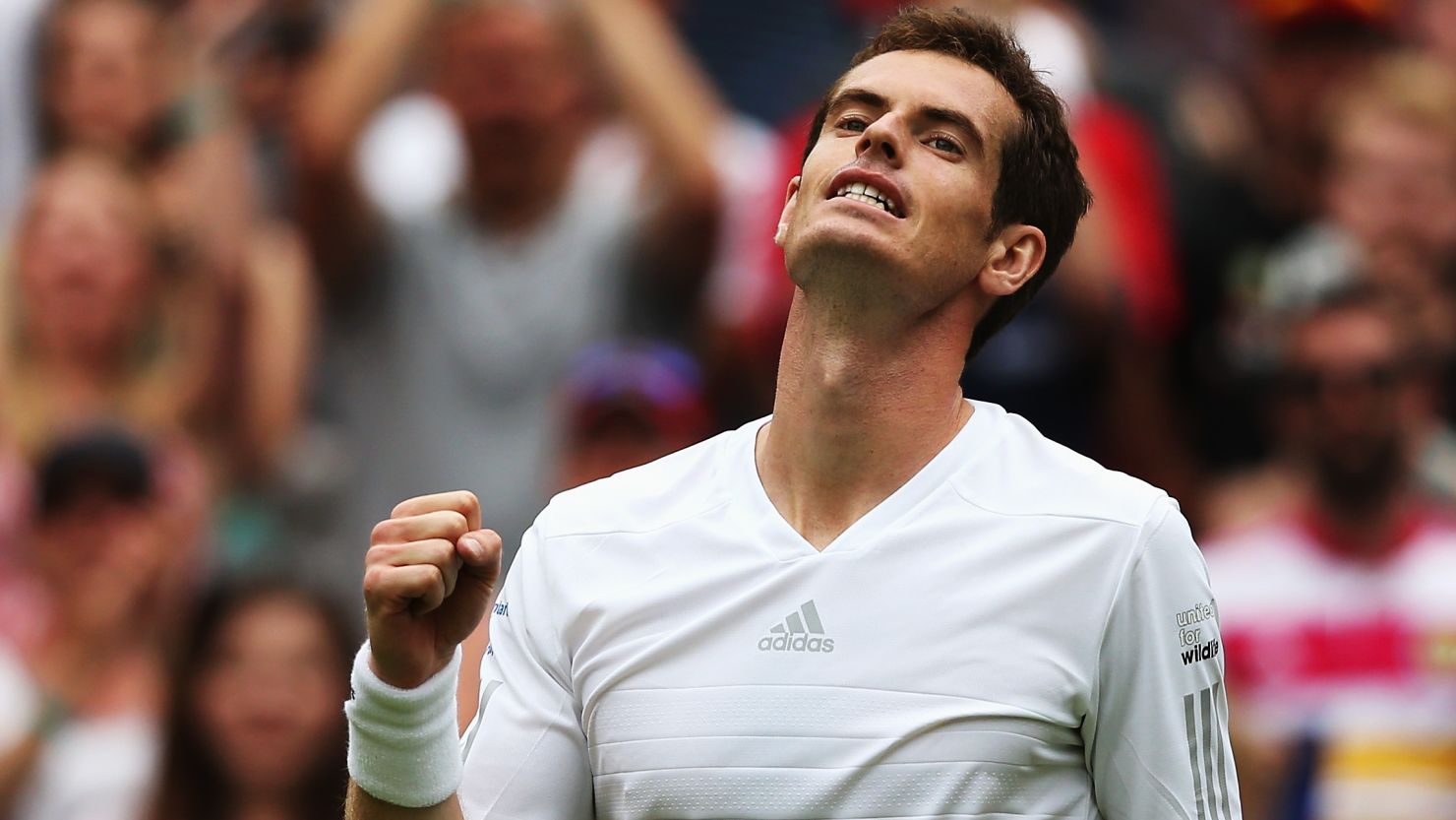 Andy Murray is bidding to win the third grand slam title of his career at the All England Club.