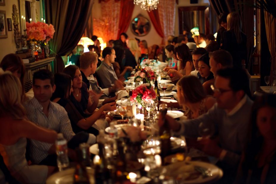 High-end dining, such as that offered by The Supper Club, has also evolved out of the pop-up idea. 