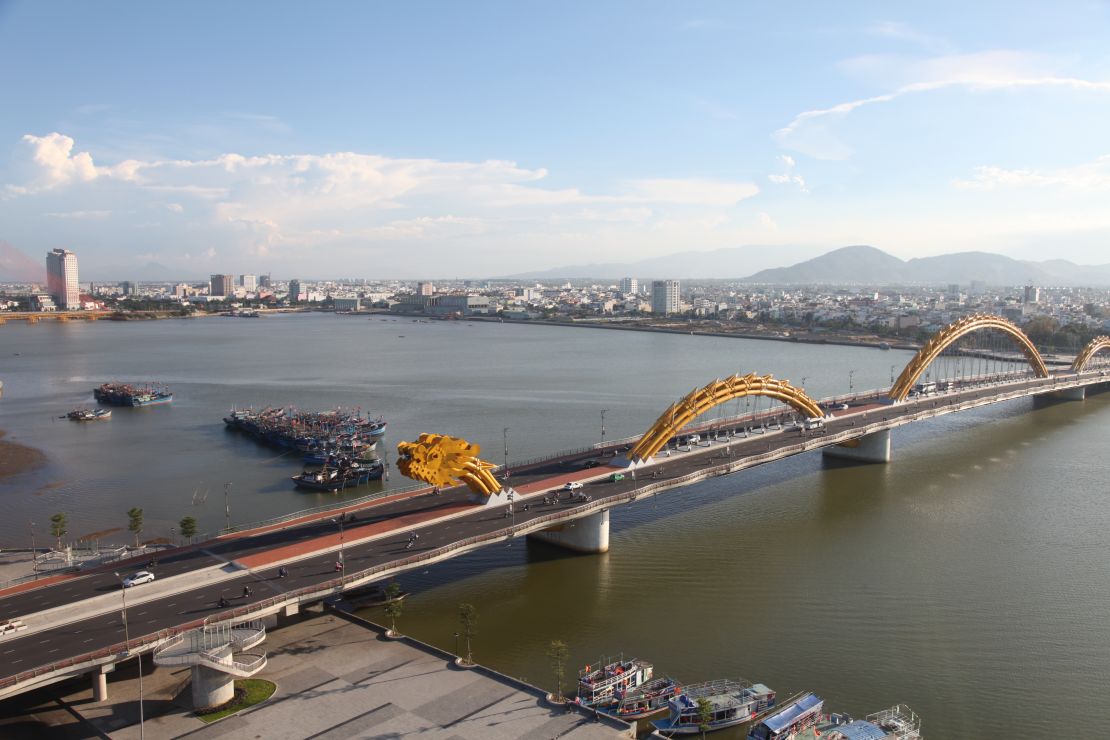 Opened in 2013, the bridge is a symbol of the city's newfound prosperity.