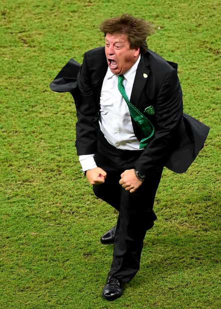 Miguel Herrera has taken touchline histrionics to new heights at the World Cup in Brazil, turning himself into an internet sensation in the process. And the Mexico coach has had plenty to shout about.