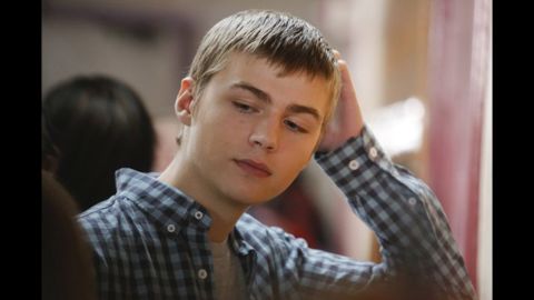On the NBC drama "Parenthood," shy teen Drew (played by Miles Heizer) finds out girlfriend Amy (Skyler Day) is pregnant and supports her through her decision to have an abortion, even though he had told his sister that part of him wanted to stick out the pregnancy. At the end of the episode, Drew is seen crying in his mother's arms.