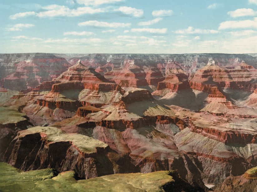 In this print, several plates were printed with different brown inks to capture the dusty wonder of the Grand Canyon.