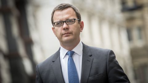 Andy Coulson, an ex-adviser to Prime Minister David Cameron, arrives at the Old Bailey Court last month in London. 