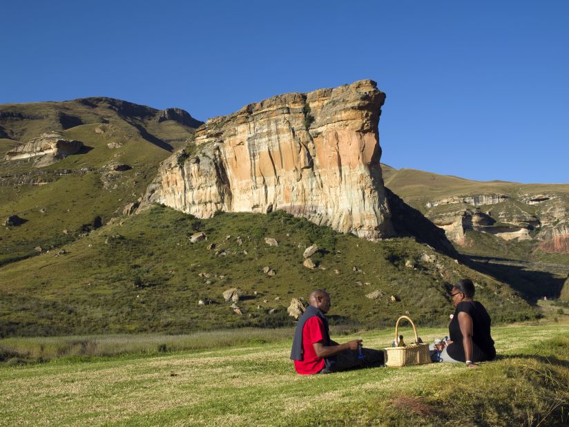 The Golden Gate Highlands National Park in Free State -- great place for a picnic. 