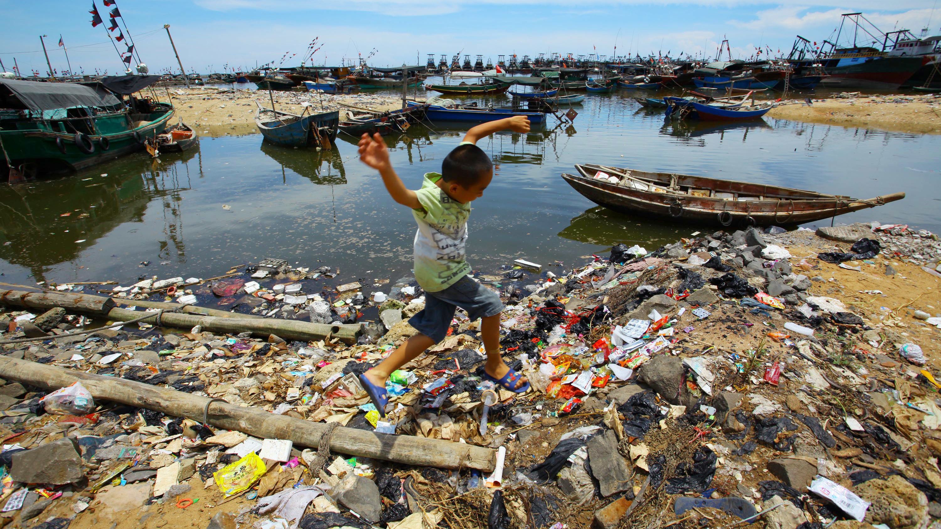 China, the most populous nation, has the most mismanaged plastic waste per year, according to a report in the journal Science.