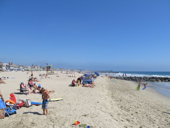 A section of California's Newport Beach receives top marks as well.