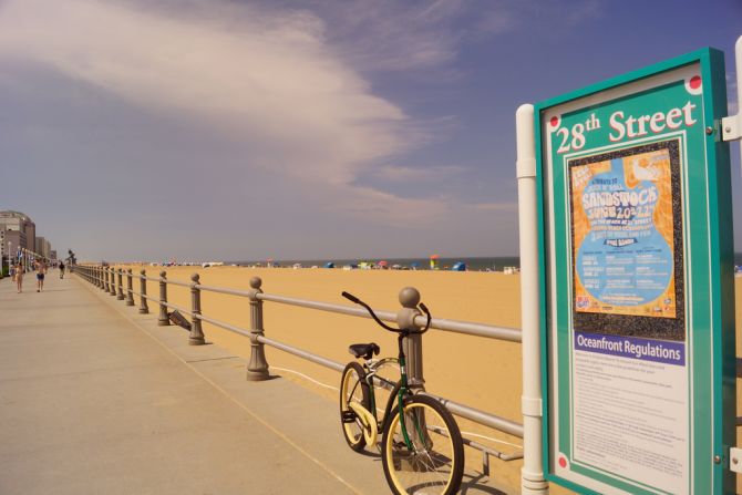 Sections of Virginia Beach, including the stretch near 28th Street, appear on the list of beaches with the best water quality.
