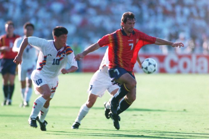 Spain's Andoni Goikoetxea once broke Diego Maradona's ankle, and reportedly kept the boot that did it in a display case at home.