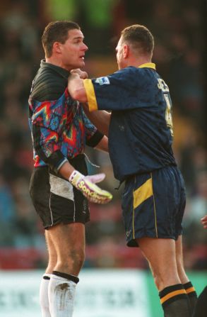 Wimbledon's hard man Vinnie Jones terrorized opposition teams during his reign as leader of the "Crazy Gang."