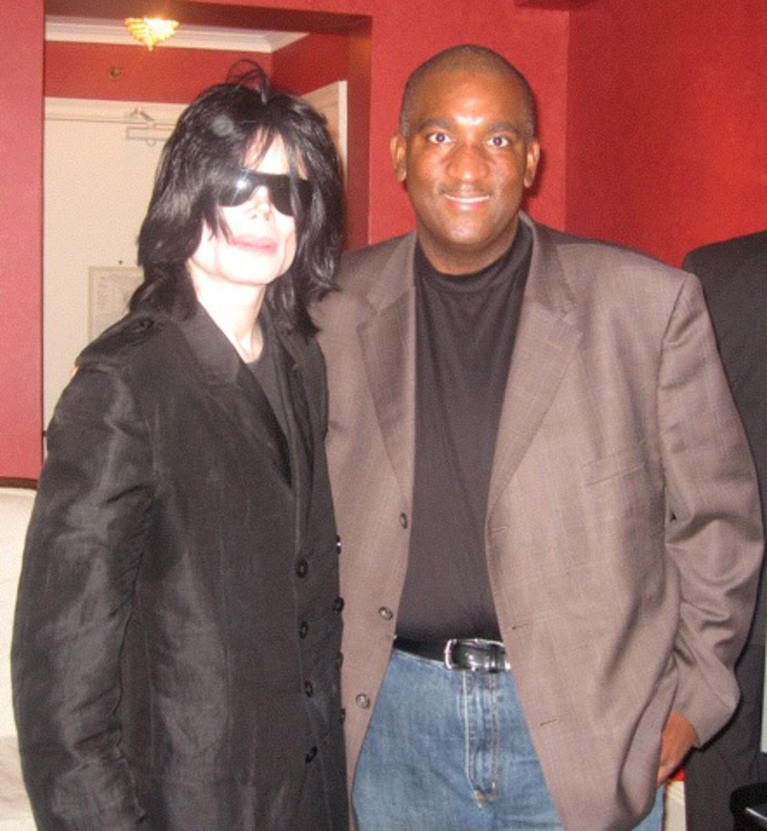 Bryan Monroe, right, conducted the last major interview with Michael Jackson in 2007 in New York.