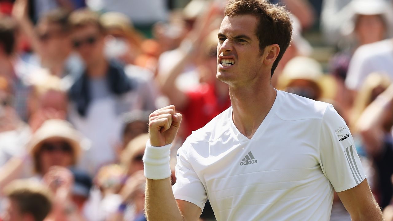 It was a straightforward win for defending champion Andy Murray on the anniversary of "Wacky Wednesday" at Wimbledon.