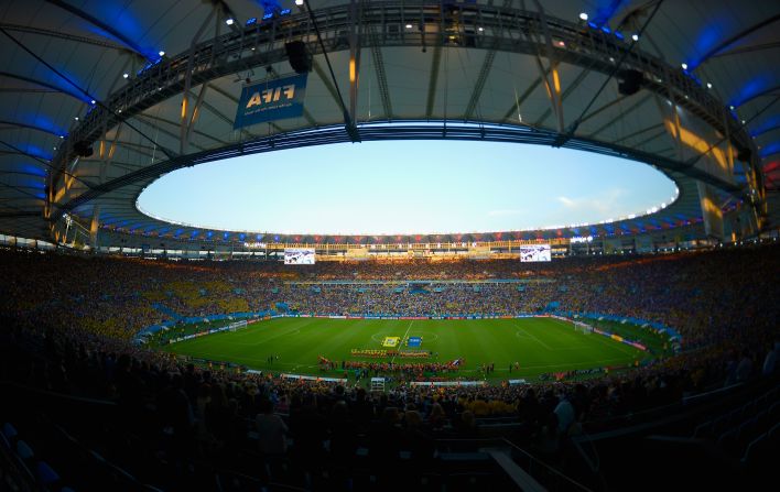 Éste es el gran Maracaná, escenario en dónde se juega la permanencia de Ecuador y Francia en la Copa del Mundo