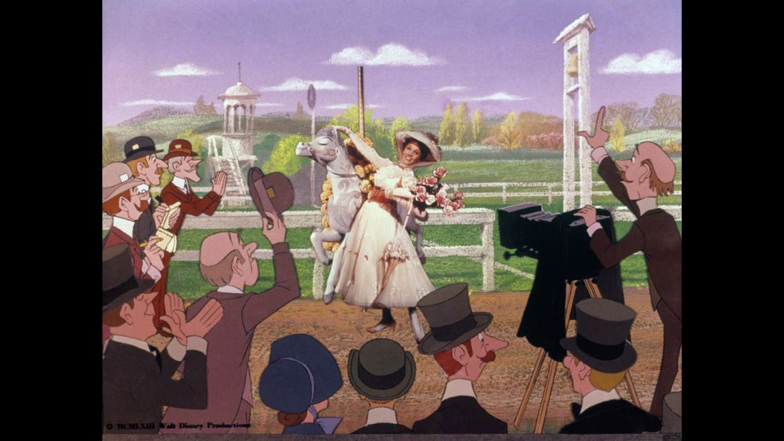 The musical "Mary Poppins" kicked off the film career of stage star Julie Andrews, who went on to win an Academy Award for her portrayal of the loving-but-firm nanny. The film debuted in August 1964.