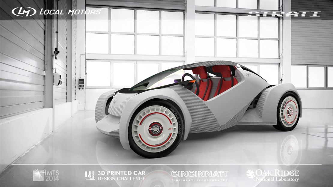 Local Motors previously produced the world's first 3-D printed car, the Strati. 