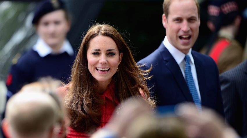 Prince William, Duke of Cambridge and Catherine, Duchess of Cambridge attend Forteviot village fete on May 29, 2014 in Forteviot, Scotland.