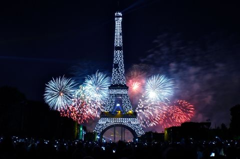 The fireworks on Bastille Day are a must-see if you're in Paris. <a href="http://ireport.cnn.com/docs/DOC-997446">Marcia Taylor</a> attended the celebration for the first time in July 2012 and captured this display.